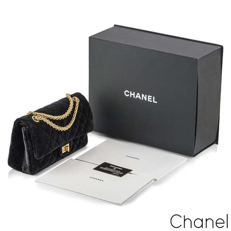 chanel velvet reissue 225 bag.